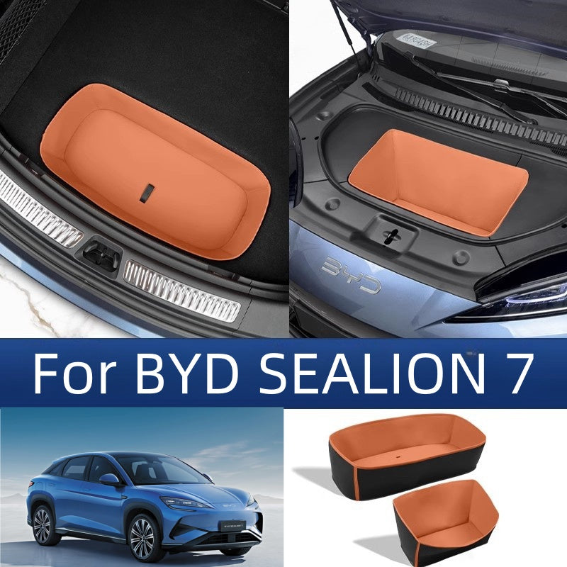 Leather Frunk Mat & Trunk Inner Stroage Mat for BYD Sealion 7