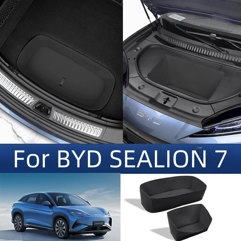 Leather Frunk Mat & Trunk Inner Stroage Mat for BYD Sealion 7