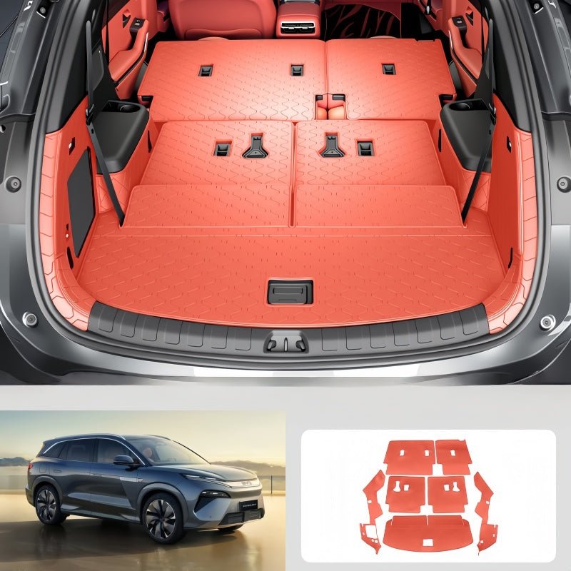 Anti - Slip Full Surround Trunk Floor Mats BYD Sealion 8 / Atto 8 - Nice BYD
