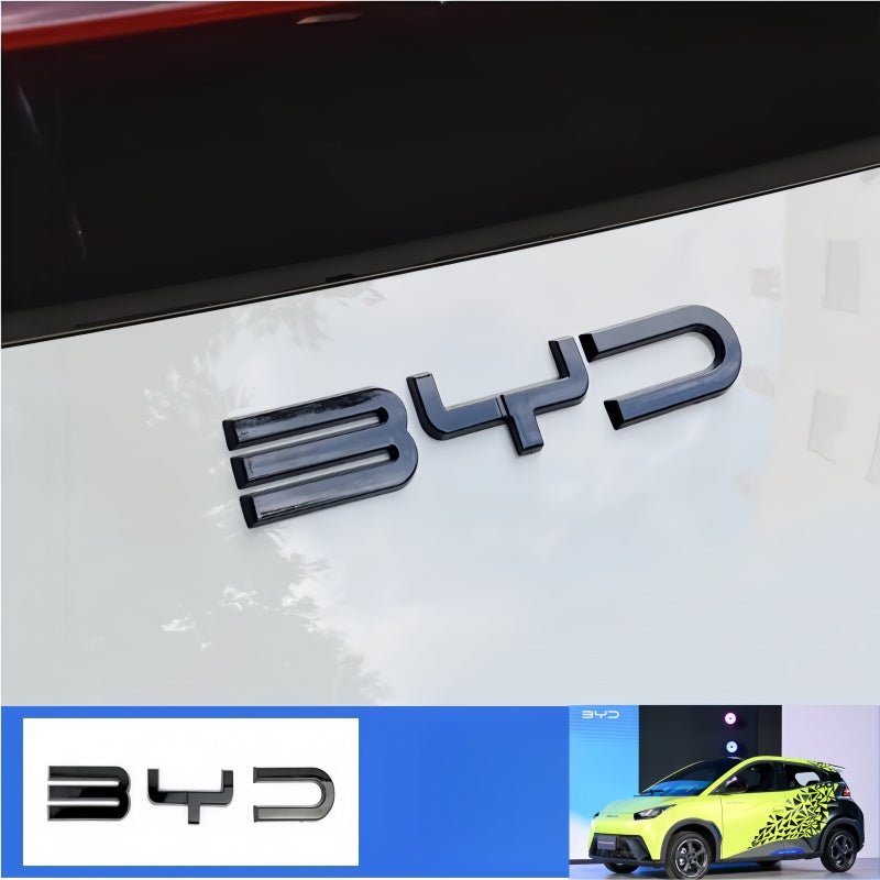 "BYD" Emblem Sticker for Dolphin Surf/Seagull Bumpers - Nice BYD