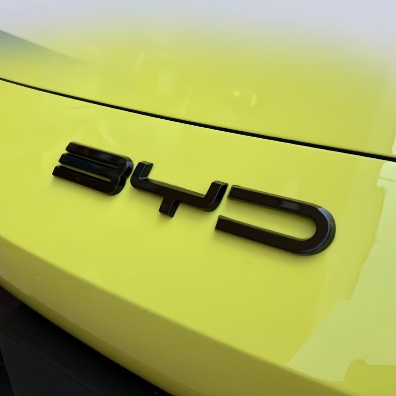 "BYD" Emblem Sticker for Dolphin Surf/Seagull Bumpers - Nice BYD