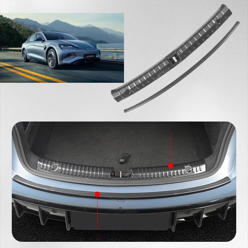 Carbon Fiber Rear Trunk Threshold Strip for BYD Seal - Nice BYD