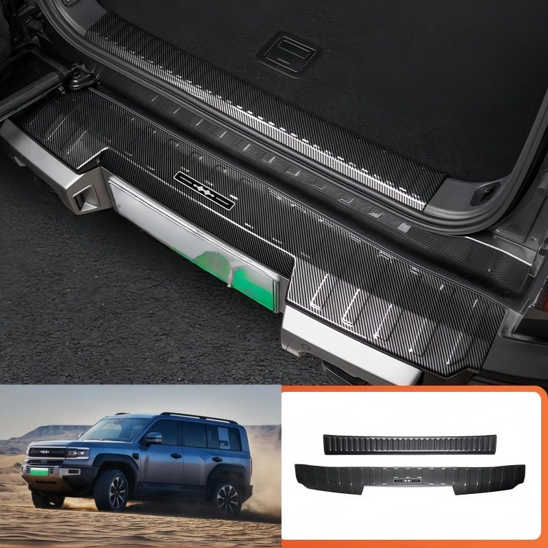 Protection de seuil de coffre en fibre de carbone pour BYD Leopard 5 et Denza B5 - Nice BYD