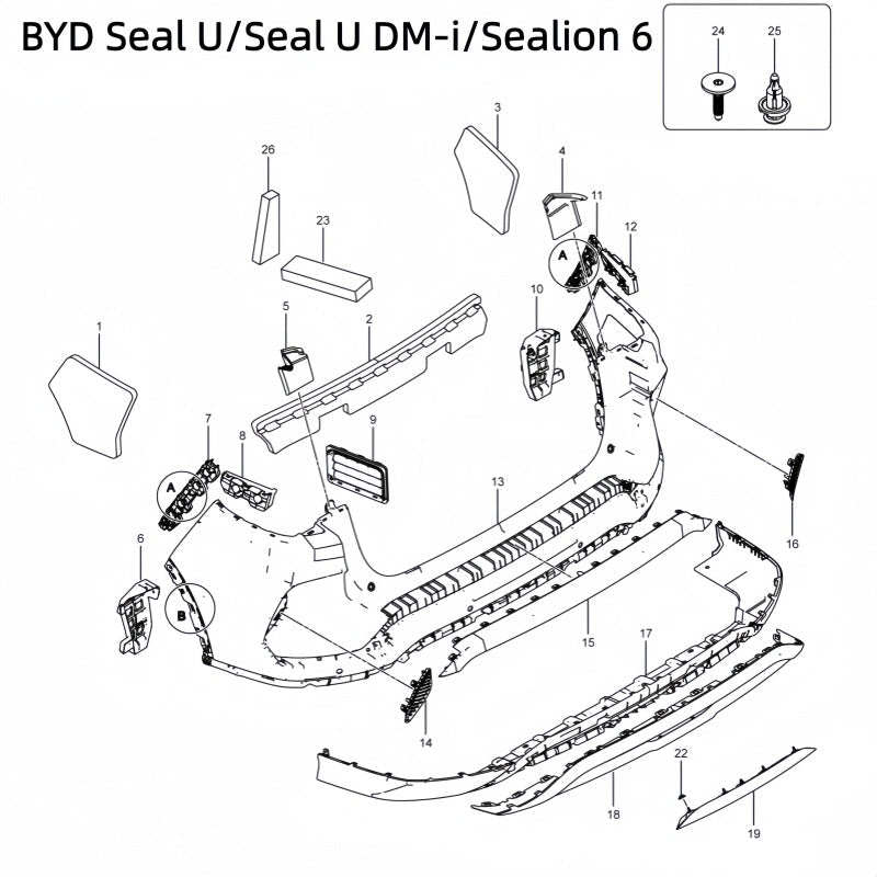 Custom OEM Replacement Parts For All BYD Models - Nice BYD