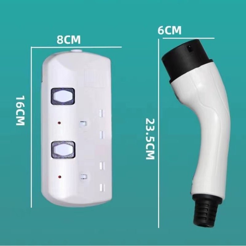 Electric Car Side Discharge Plug Only Suitable for BYD Car EV Type2 13A Charger Cable with EU Socket Outdoor Power Station 3 Ports (Need car supports V2L) - Nice BYD