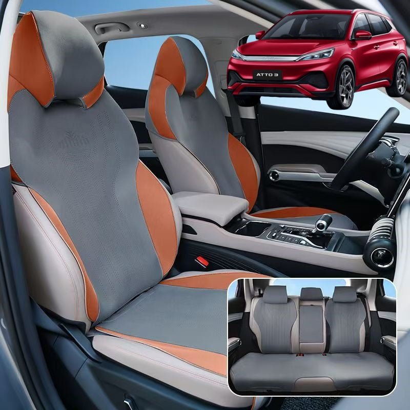 For BYD ATTO 3 Car Seat Imitation Leather Seat Cover/Saddle Pad - Nice BYD