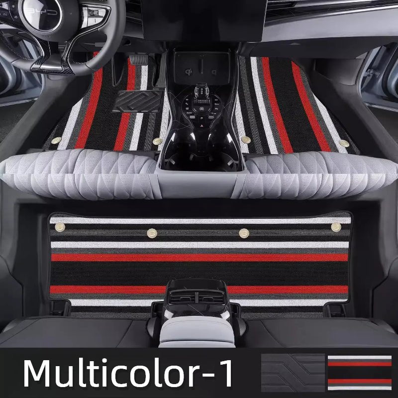For BYD SEAL Automotive Double Floor Mat ( TPE Floor Mat + Felt Surface ) - Nice BYD