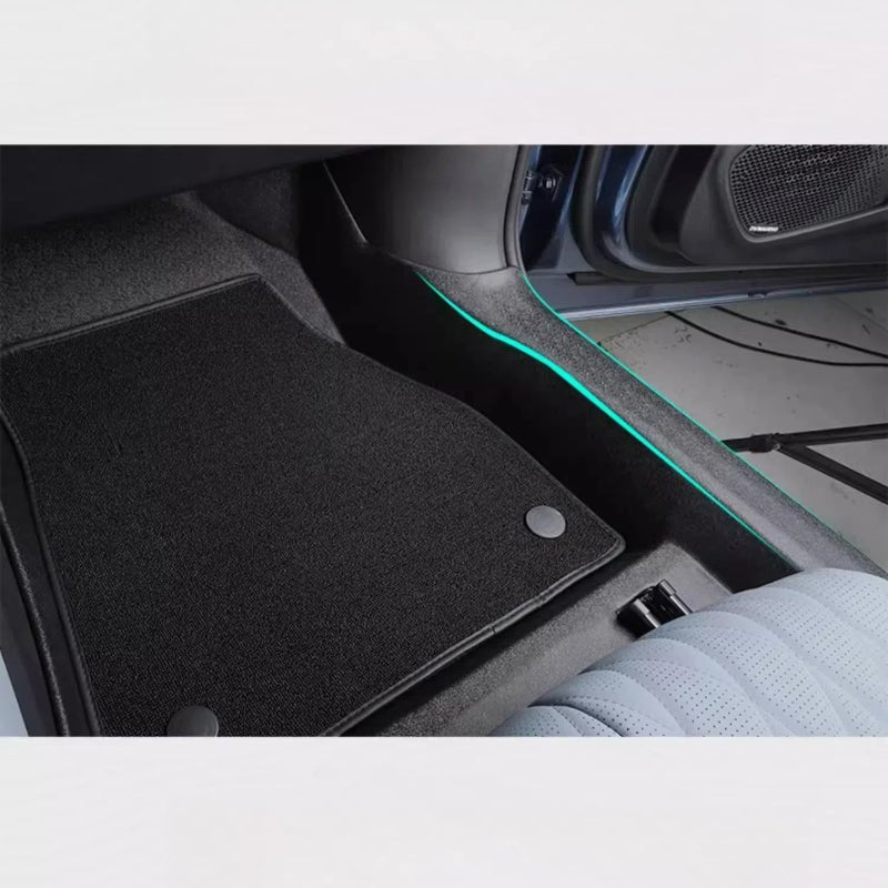 For BYD SEAL Automotive Double Floor Mat ( TPE Floor Mat + Felt Surface ) - Nice BYD