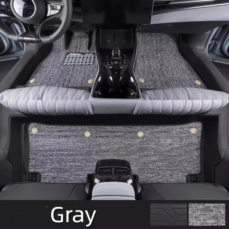 For BYD SEAL Automotive Double Floor Mat ( TPE Floor Mat + Felt Surface ) - Nice BYD