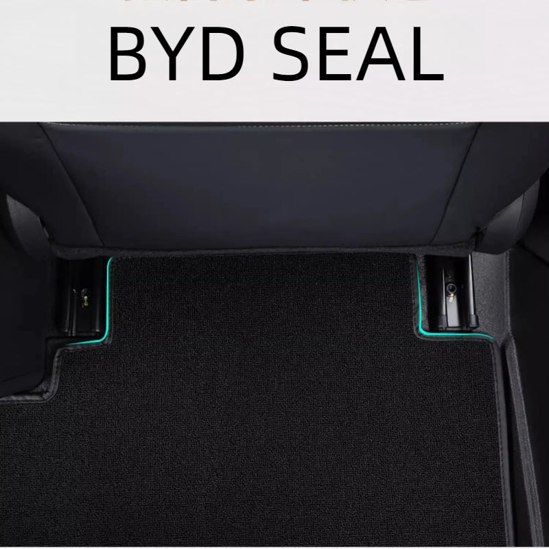 For BYD SEAL Automotive Double Floor Mat ( TPE Floor Mat + Felt Surface ) - Nice BYD
