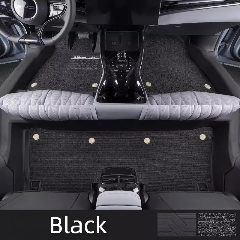 For BYD SEAL Automotive Double Floor Mat ( TPE Floor Mat + Felt Surface ) - Nice BYD