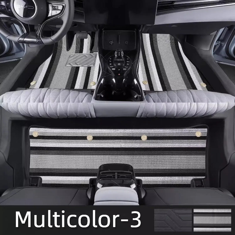 For BYD SEAL Automotive Double Floor Mat ( TPE Floor Mat + Felt Surface ) - Nice BYD