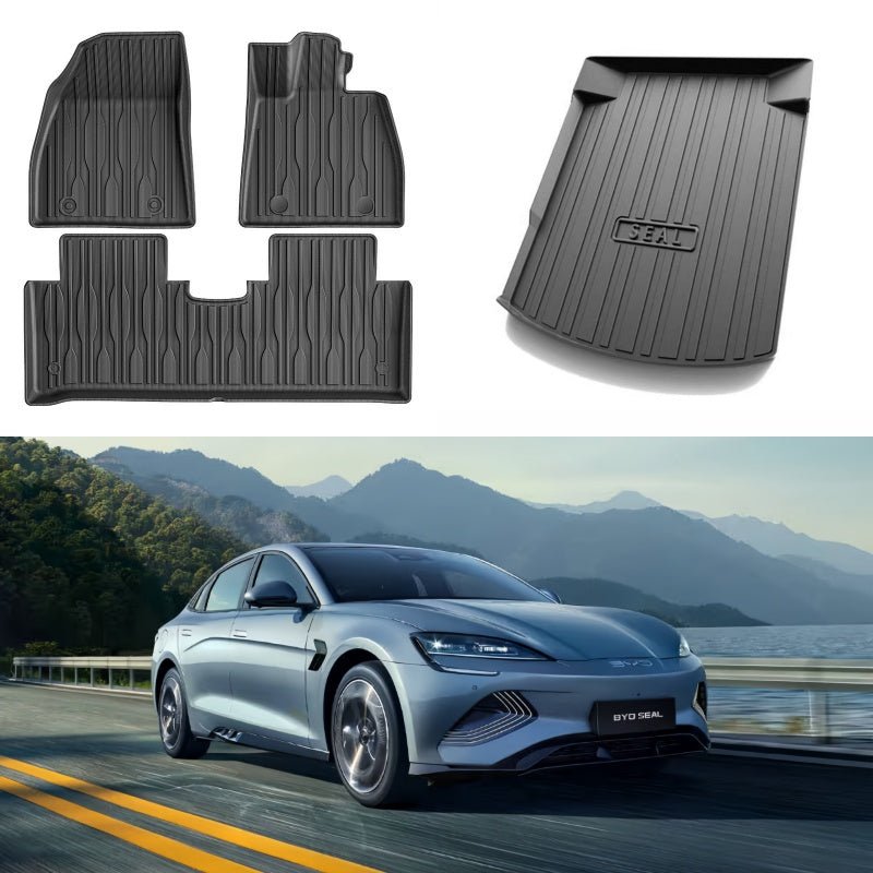 For BYD Seal TPE Rubber Floor Mat & Trunk Mat - Nice BYD