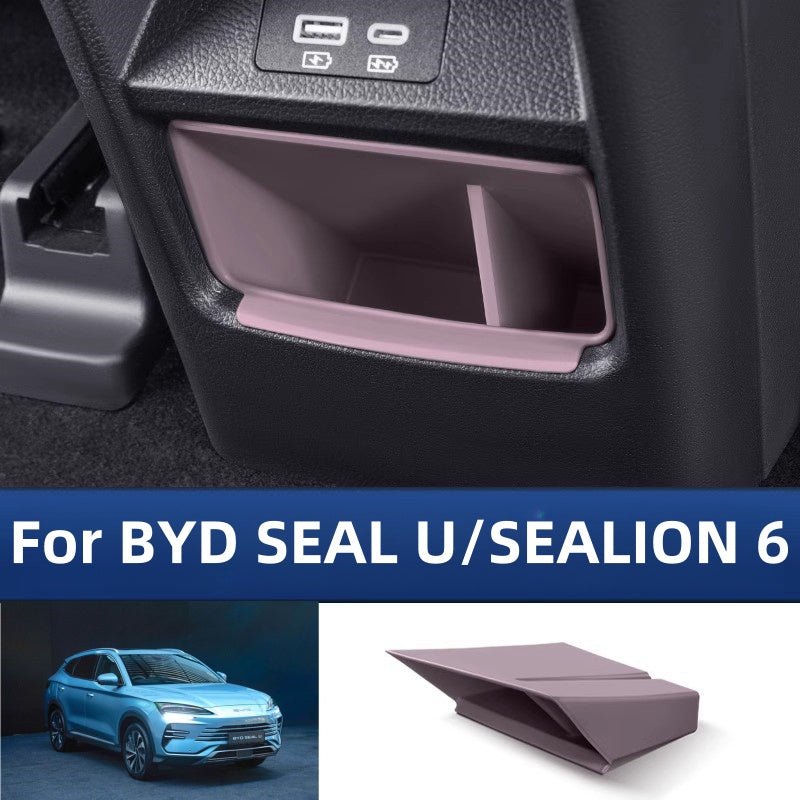 For BYD SEAL U/SEALION 6 Car Armrest Rear Storage Box - Nice BYD