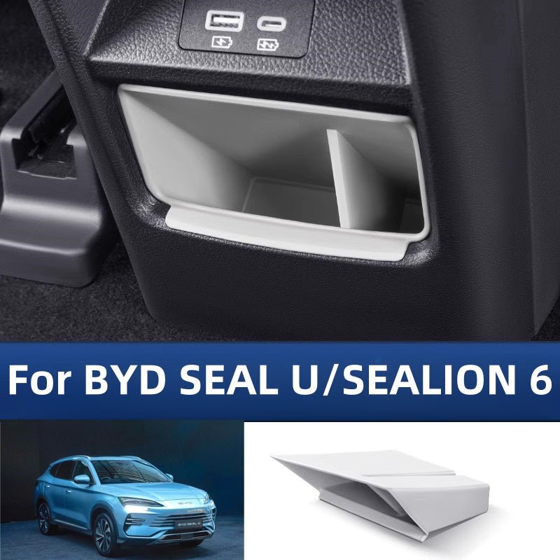For BYD SEAL U/SEALION 6 Car Armrest Rear Storage Box - Nice BYD