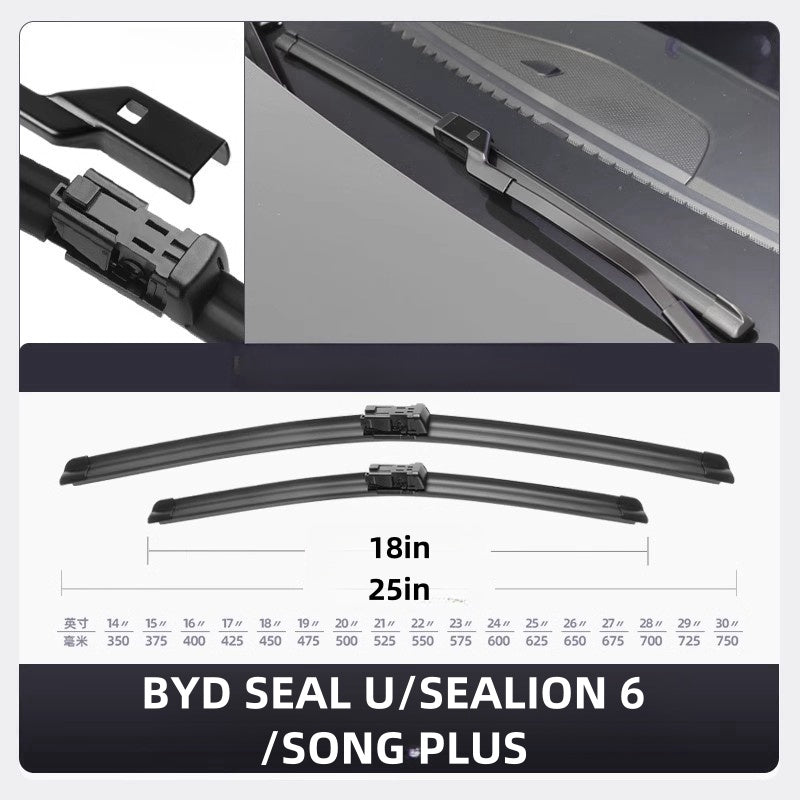 For BYD SEAL U/SEALION 6/SONG PLUS Front Windshield Wiper (Two Pieces) - Nice BYD