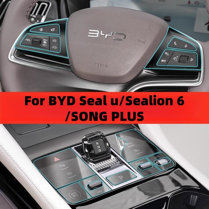 For BYD Sealion 6/Seal u Interior TPU Protective Film Kit - Nice BYD