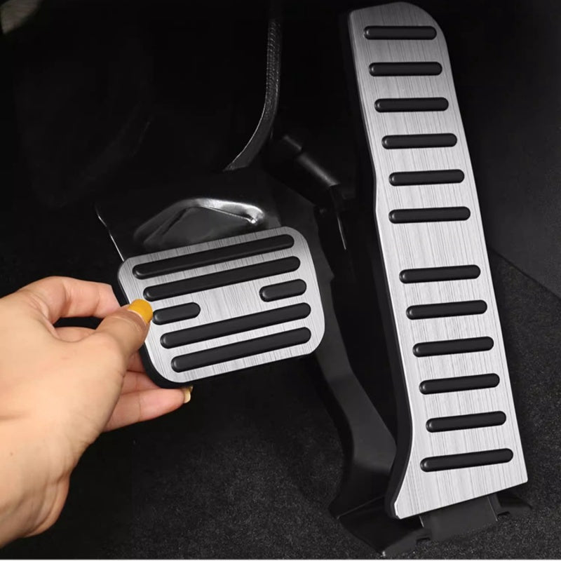 accelerator and brake pedal Brushed Aluminum Performance Pedal Covers for BYD Sealion 7/Sealion 8