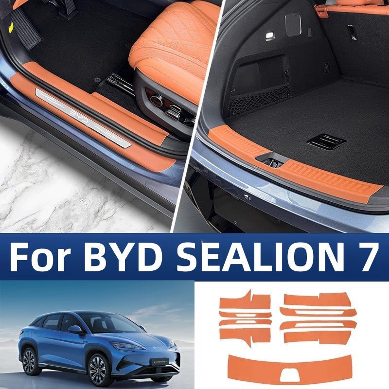 For BYD SEALION 7 Car Threshold Leather Protection Strip - Nice BYD
