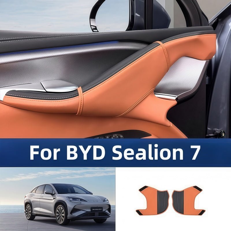 For BYD Sealion 7 Leather Door Handle(Up) Cover - Nice BYD