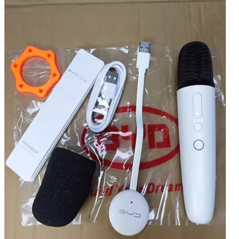 For BYD Song/Seal/Seal U/ Dolphin/Han /ATTO 3 Car Microphone With Receiver Car Karaoke Microphone - Nice BYD