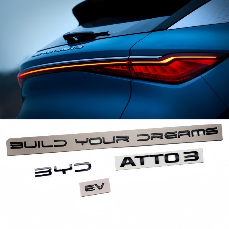 Front & Rear Badges Logo for BYD ATTO 3 - Nice BYD