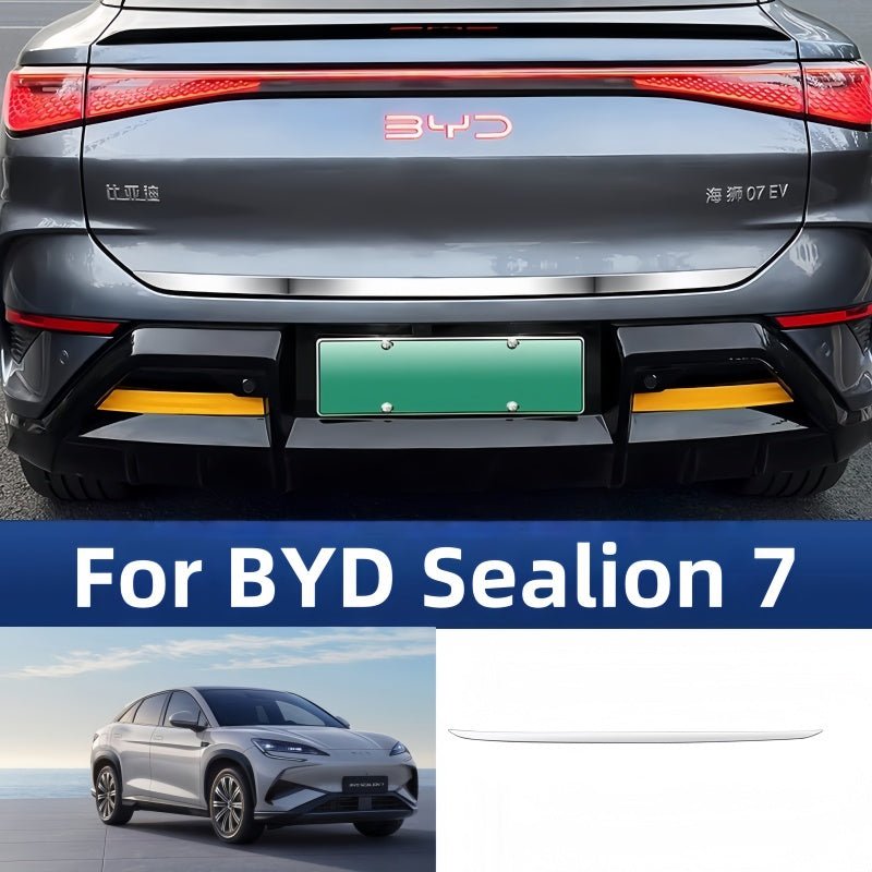 Front & Rear Stainless Steel Decorative Trim Strips for BYD Sealion 7 - Nice BYD
