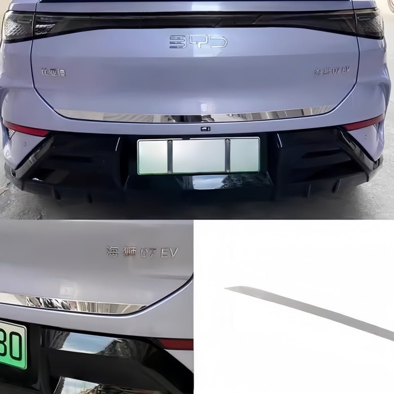 Front & Rear Stainless Steel Decorative Trim Strips for BYD Sealion 7 - Nice BYD