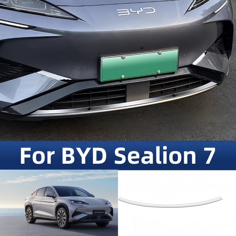 Front & Rear Stainless Steel Decorative Trim Strips for BYD Sealion 7 - Nice BYD