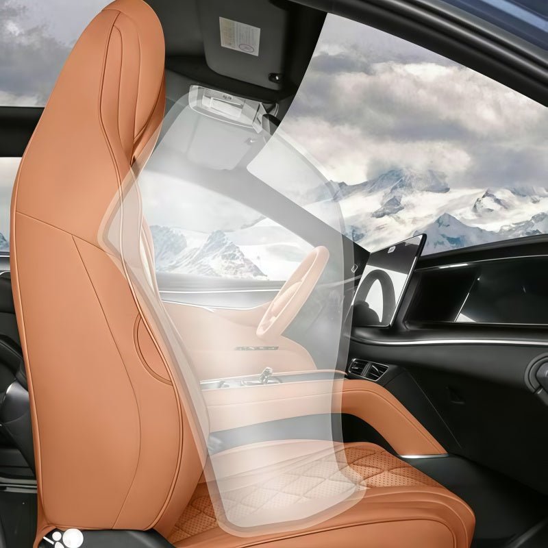 Full - Coverage Leather Seat Covers for BYD Sealion 7 - Nice BYD