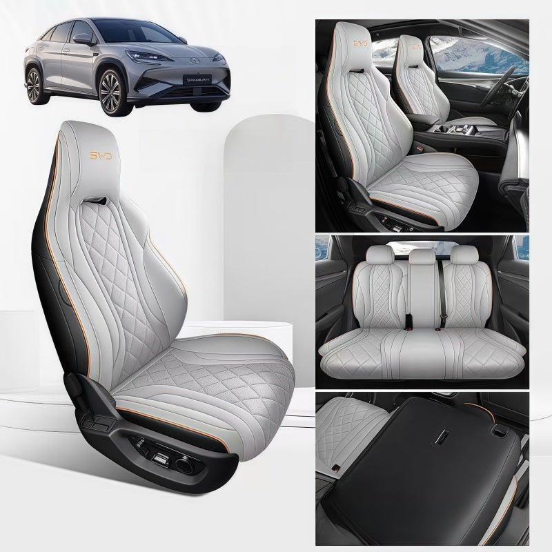Full - Coverage Leather Seat Covers for BYD Sealion 7 - Nice BYD