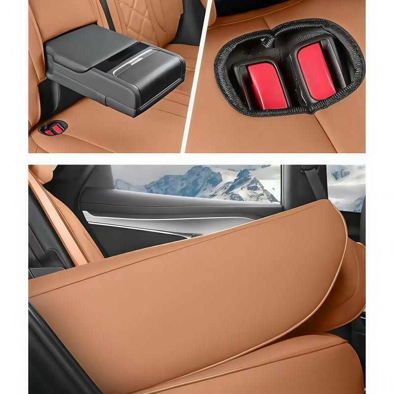 Full - Coverage Leather Seat Covers for BYD Sealion 7 - Nice BYD