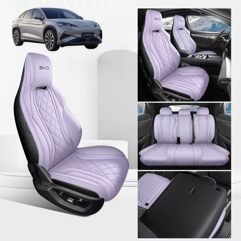 Full - Coverage Leather Seat Covers for BYD Sealion 7 - Nice BYD
