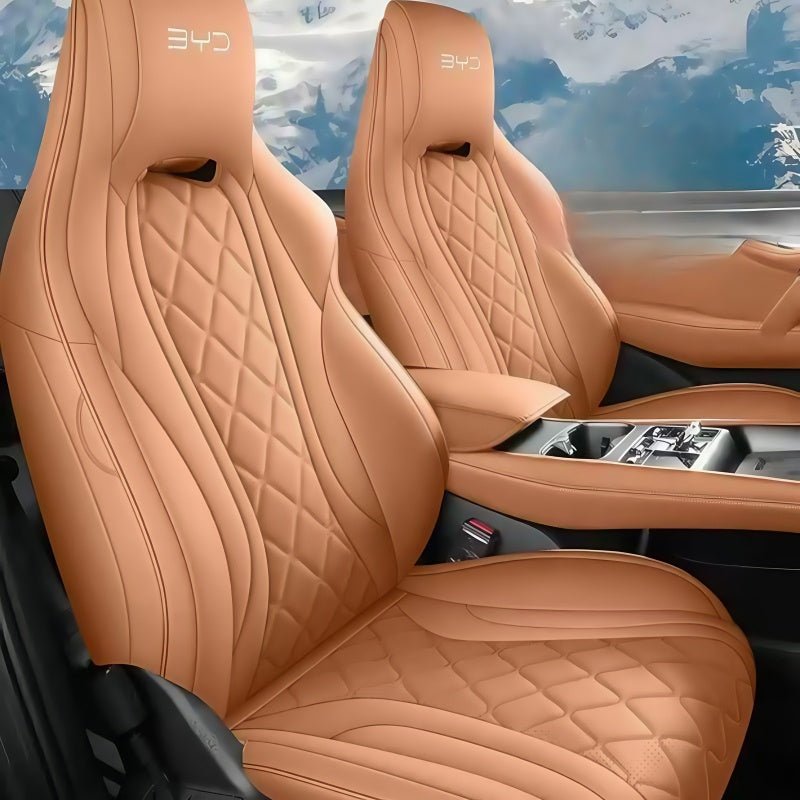 Full - Coverage Leather Seat Covers for BYD Sealion 7 - Nice BYD