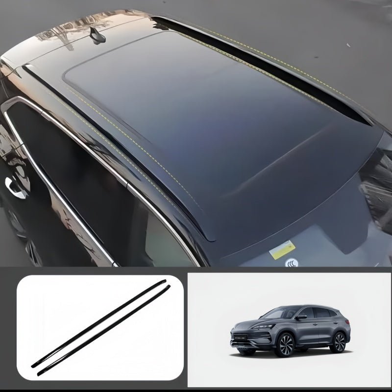 Fundas de rieles de techo en negro brillante para BYD Sealion 6 / Seal U - Nice BYD
