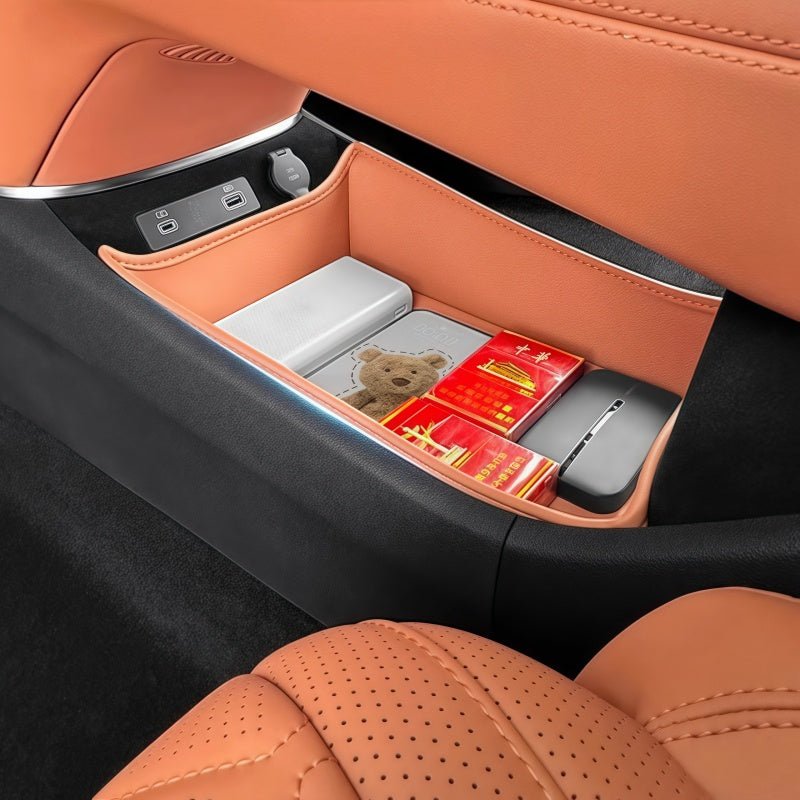 Leather Console Lower Storage Box for BYD Sealion 7 - Nice BYD