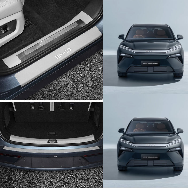 Leather Door Sill Protector for BYD Sealion 8 / ATTO 8 - Nice BYD
