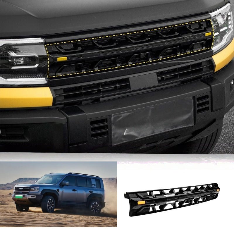 LED Light - Up Front Grille with Emblem for BYD Leopard 5 & Denza B5 - Nice BYD