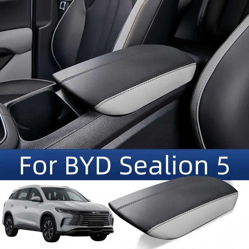 Nappa Leather Center Armrest Cover for BYD Sealion 5 DM - i - Nice BYD
