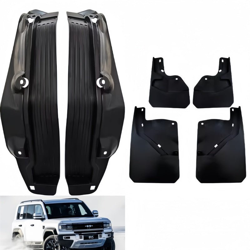 No - Drill Mud Flaps Set for BYD Leopard 5 & Denza B5 - Nice BYD