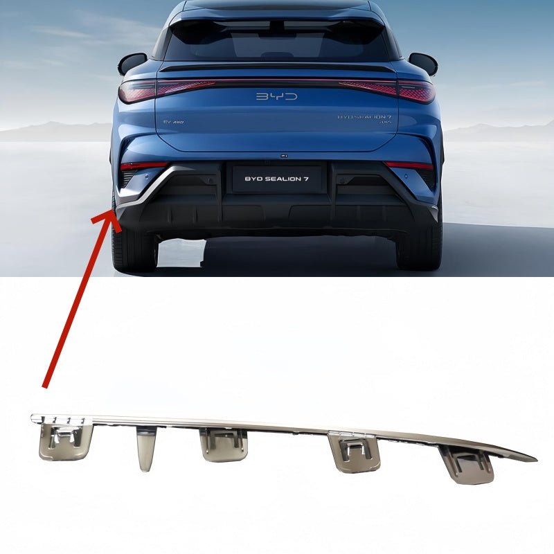 OEM BYD Sealion 7 Rear Bumper Trim Chrome Strip - Nice BYD