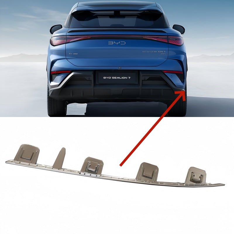 OEM BYD Sealion 7 Rear Bumper Trim Chrome Strip - Nice BYD