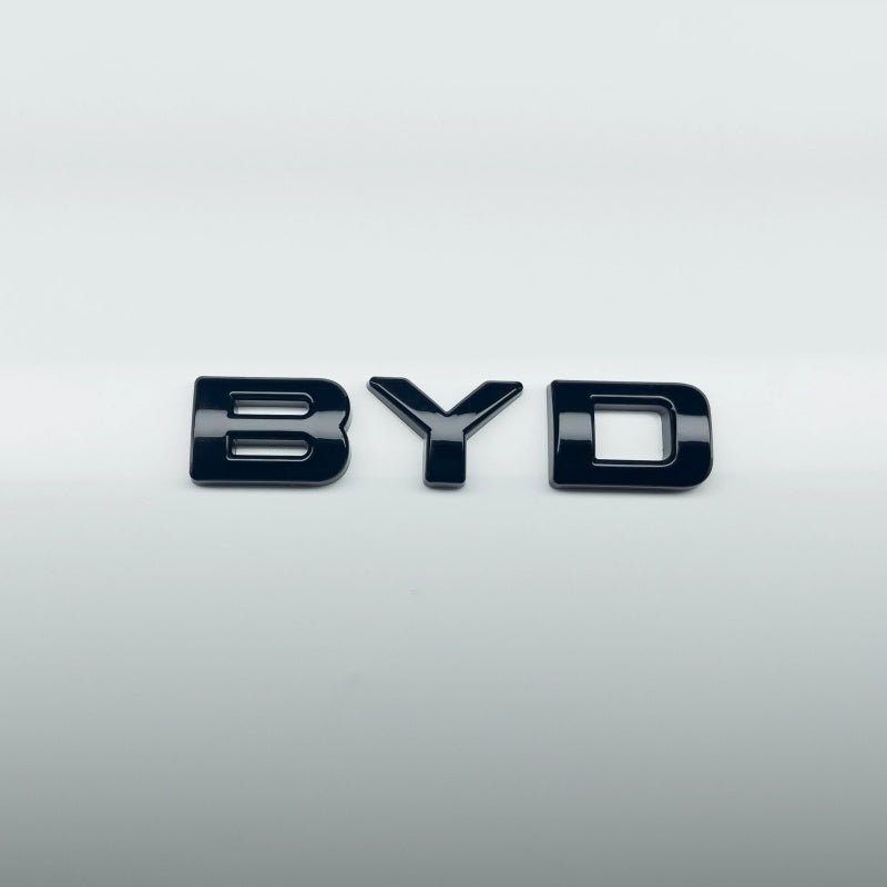 Rear Bumper Glossy Black Badges LOGO for 2024 BYD Seal - Nice BYD