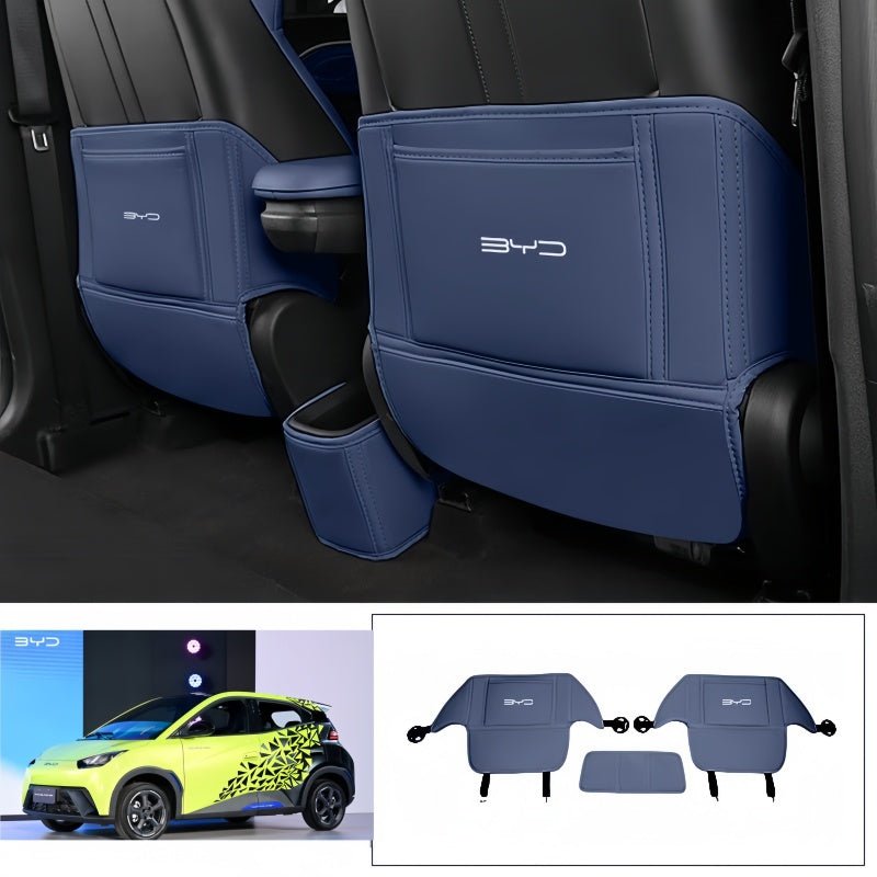 Seat Back Protector Mat for BYD Dolphin Surf/Seagull (3 Pcs) - Nice BYD