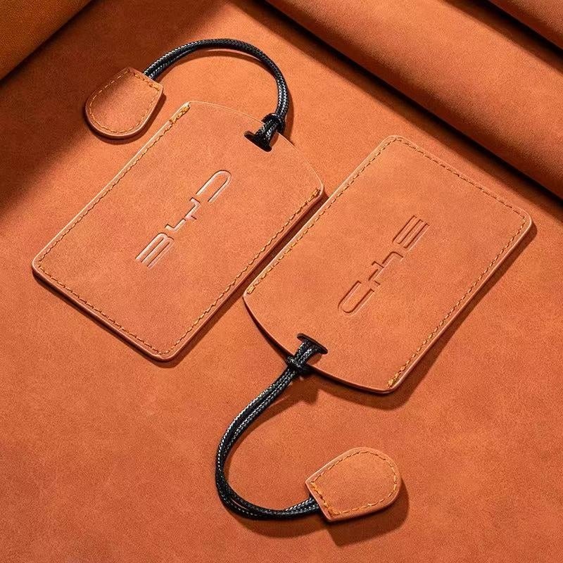 Suede NFC Card Key Cover Case for BYD EV Card Key - Nice BYD