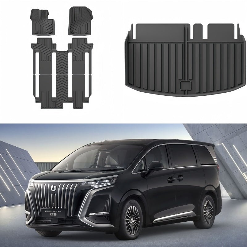 TPE Floor Mats & Trunk Mat for BYD Denza D9 - Nice BYD