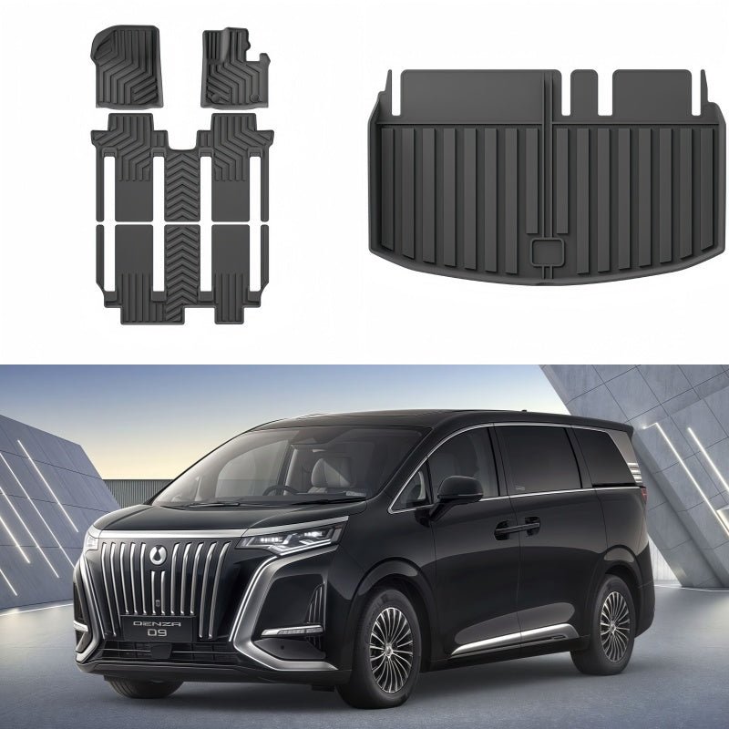 TPE Floor Mats & Trunk Mat for BYD Denza D9 - Nice BYD