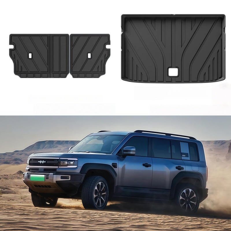 TPE Floor Mats & Trunk Mat for BYD FangChengBao Leopard 5 & Denza B5 - Nice BYD