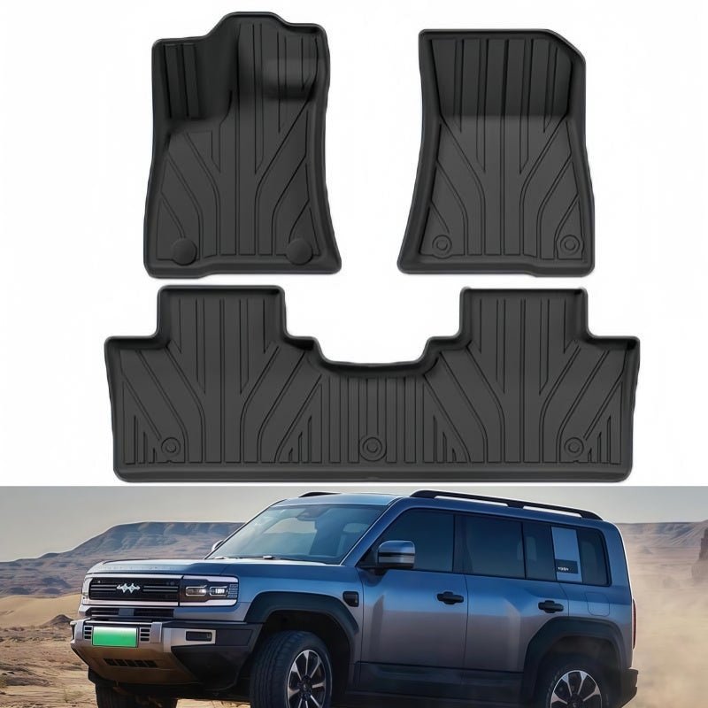 TPE Floor Mats & Trunk Mat for BYD FangChengBao Leopard 5 & Denza B5 - Nice BYD