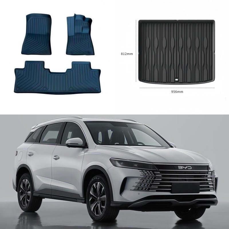 TPE Floor Mats & Trunk Mat for BYD Sealion 5 DM - i - Nice BYD